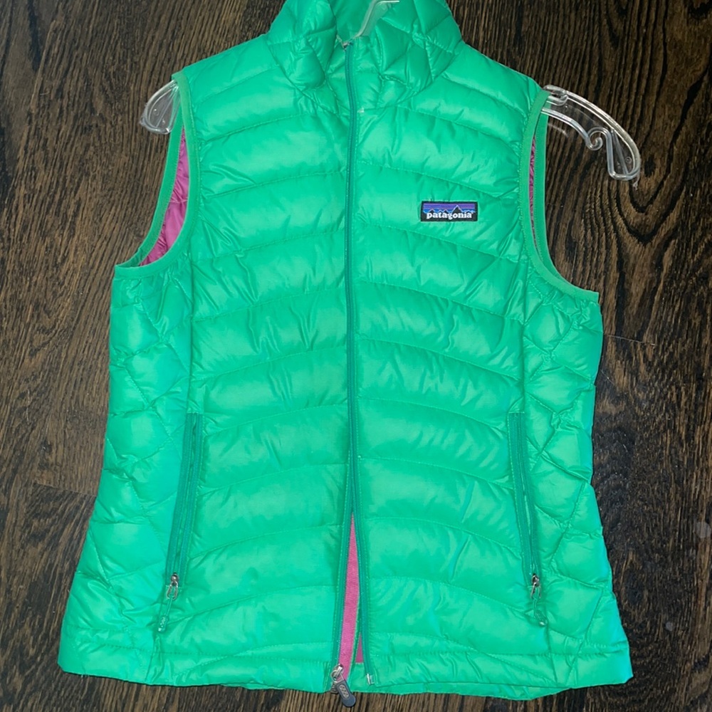 Green Patagonia Puffer Vest
